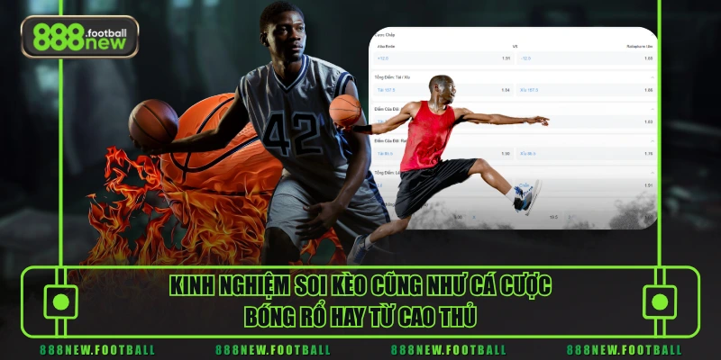 Kinh nghiệm soi kèo cũng như cá cược bóng rổ hay từ cao thủ