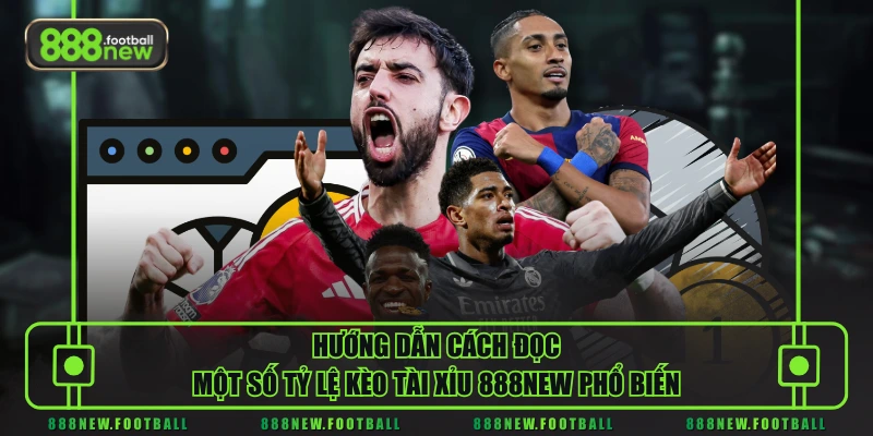 Hướng dẫn cách đọc một số tỷ lệ kèo Tài Xỉu 888NEW phổ biến